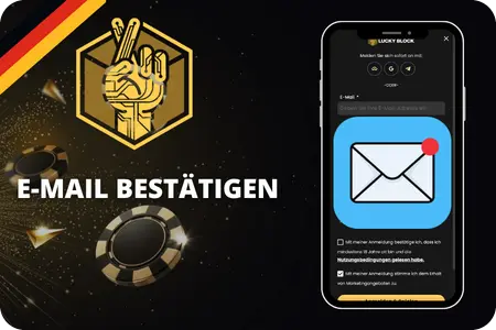 Lucky Block Casino E-Mail bestätigen