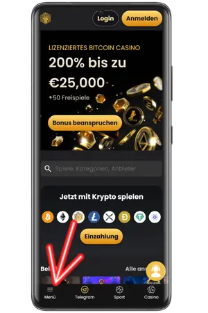 Um die Lucky Block App herunterzuladen, besuchen Sie die offizielle Website.